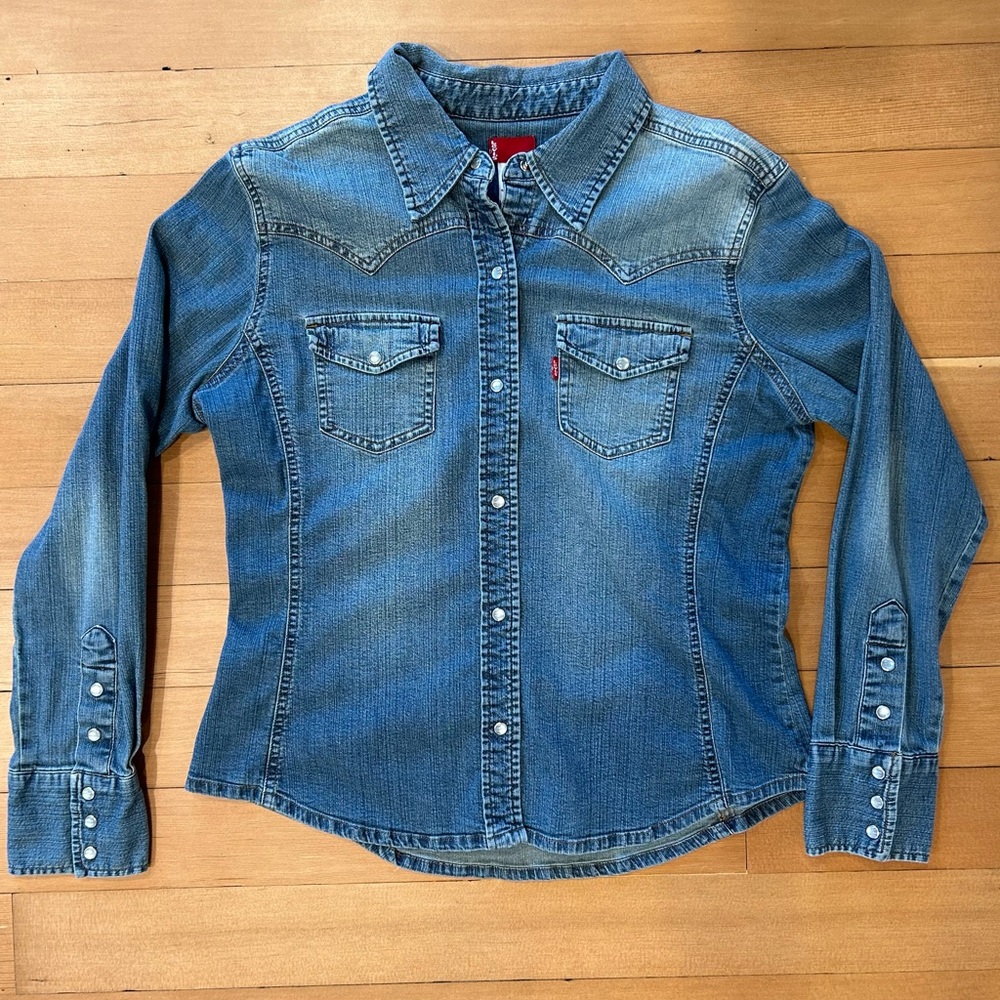 Levi’s denim western shirt XL